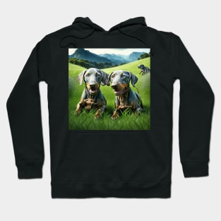 Weimaraner Puppies Hoodie